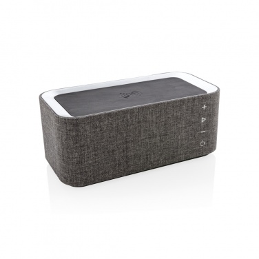 Logo trade corporate gifts picture of: Vogue wireless charging speaker